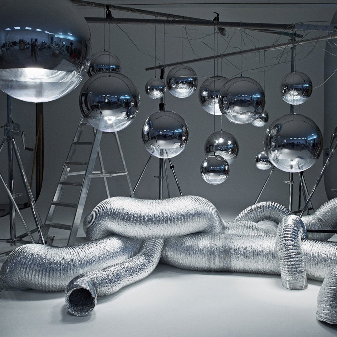 tom dixon | mirror ball pendant light | silver 40cm - V1 - LC