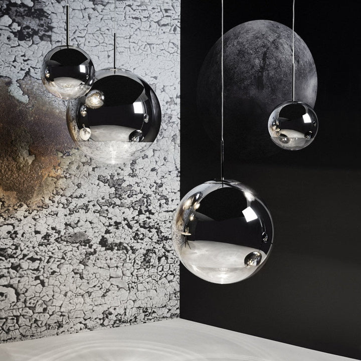 tom dixon | mirror ball pendant light | silver 40cm - V1 - LC