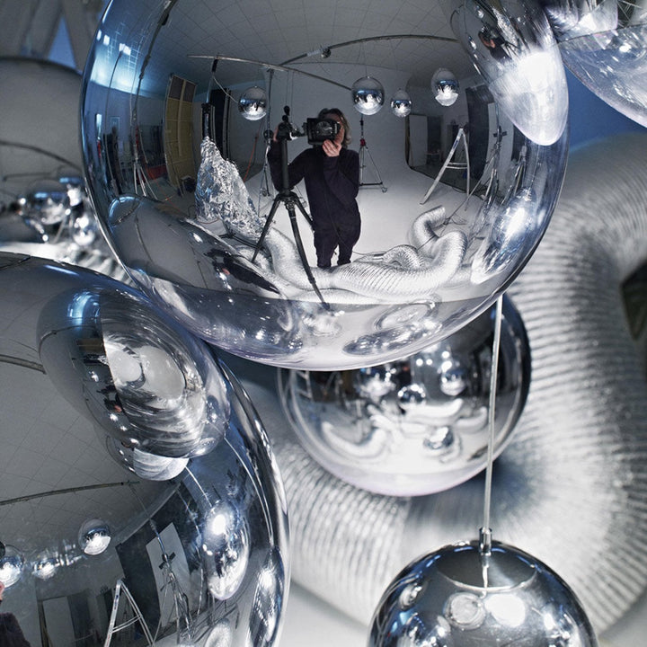 tom dixon | mirror ball pendant light | silver 40cm - V1 - LC