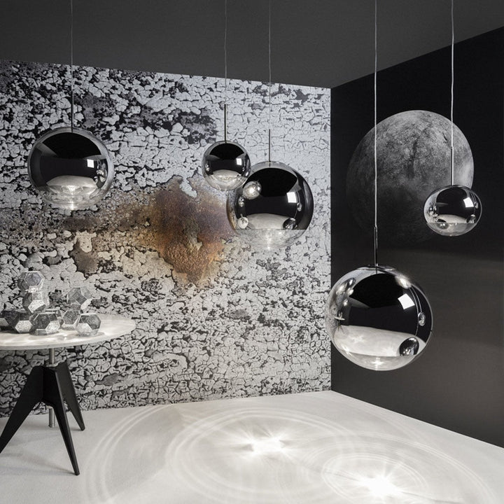 tom dixon | mirror ball pendant light | silver 40cm - V1 - LC