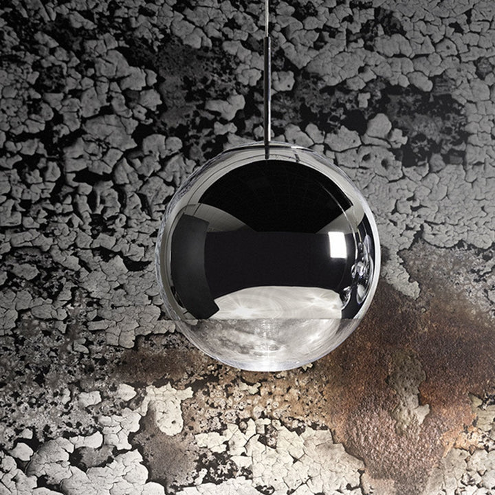 tom dixon | mirror ball pendant light | silver 40cm - V1 - LC