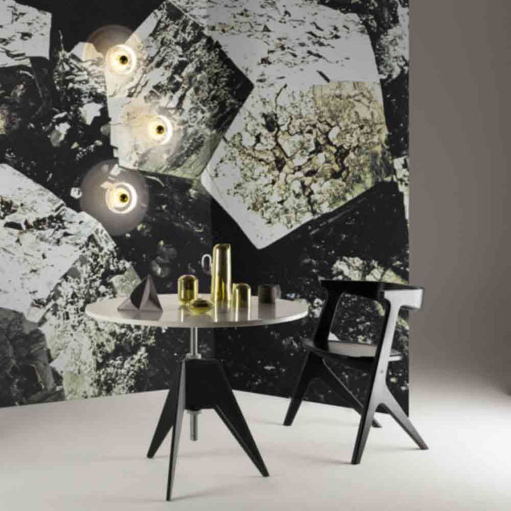 tom dixon | screw cafe table | white marble 90cm