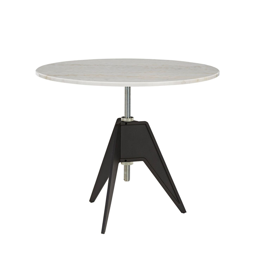tom dixon | screw cafe table | white marble 90cm