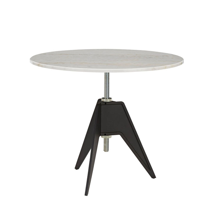 tom dixon | screw cafe table | white marble 90cm