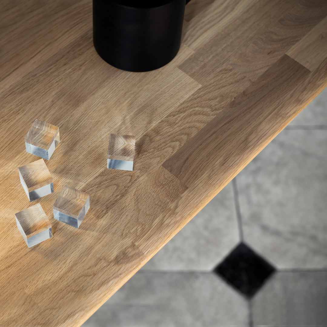 tom dixon | slab desk | natural oak