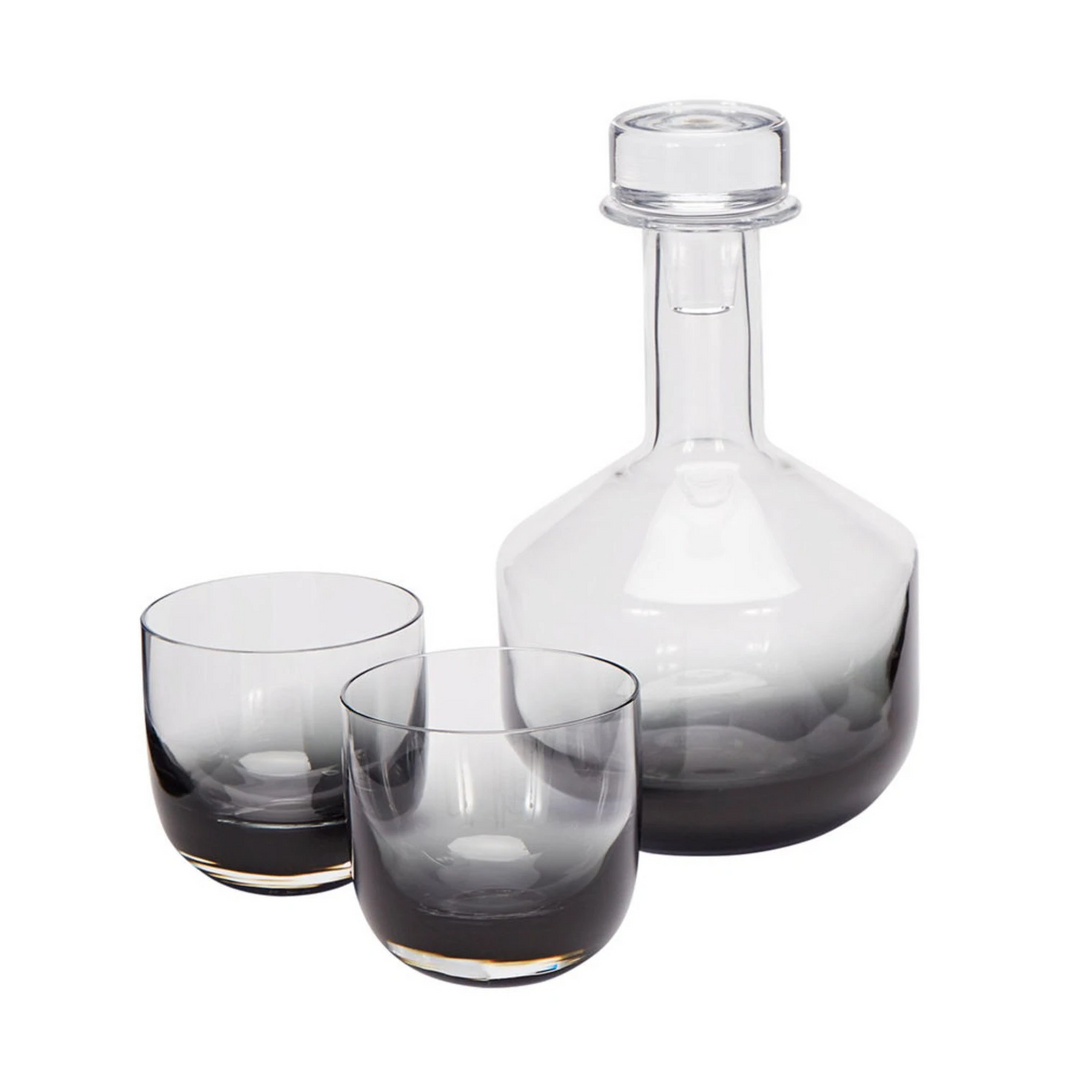 tom dixon | tank whisky decanter | black