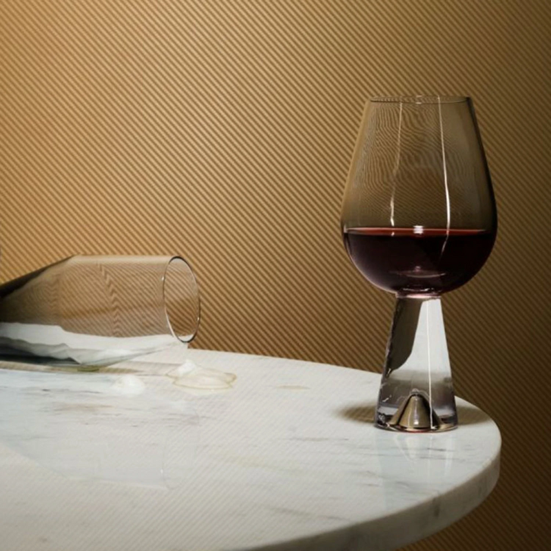 tom dixon | tank wine glass | set of 2 | black