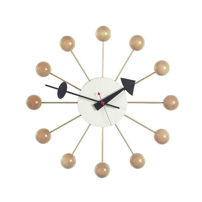 vitra | george nelson ball clock | natural beech