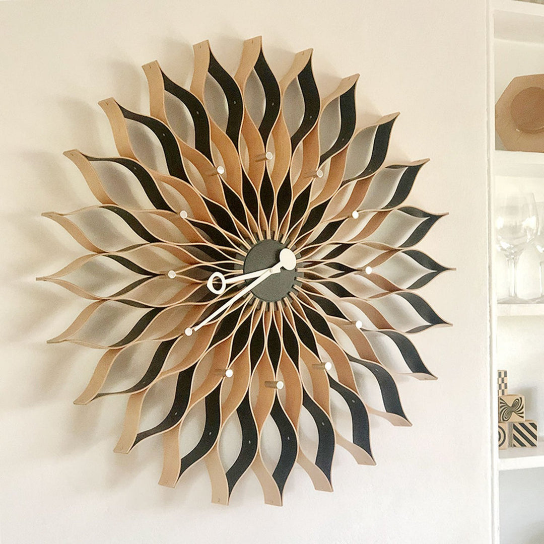 vitra | george nelson sunflower clock | birch