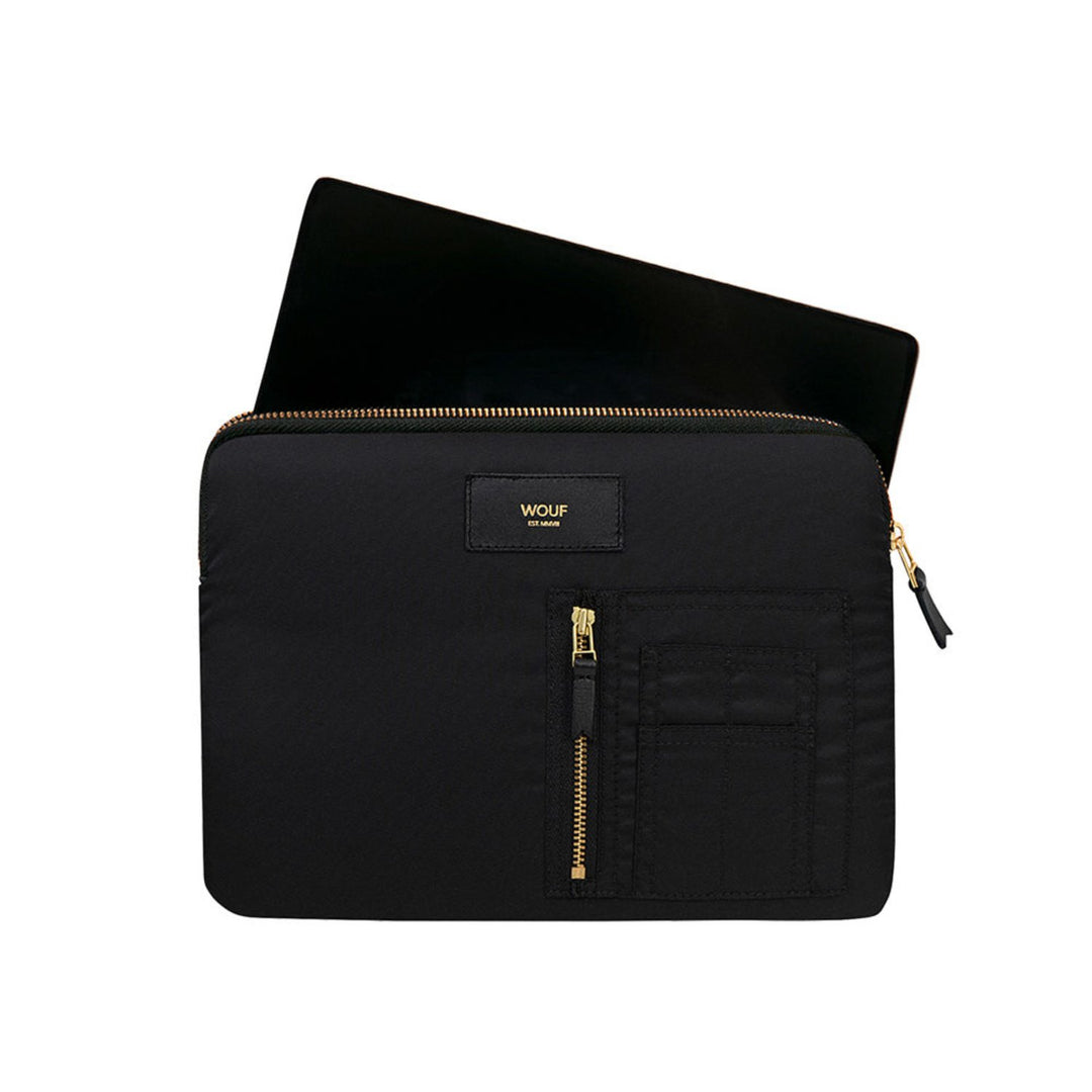 wouf | ipad sleeve | bomber black - LC