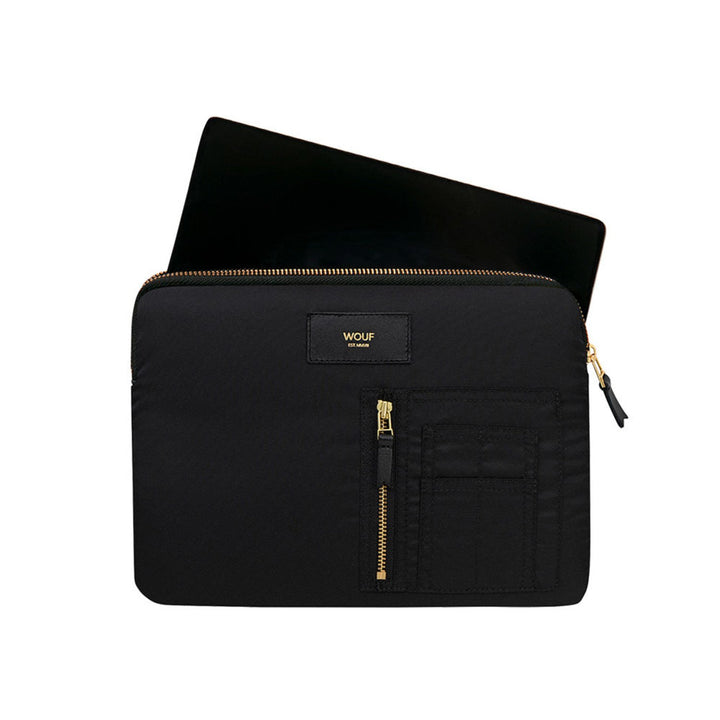 wouf | ipad sleeve | bomber black - LC