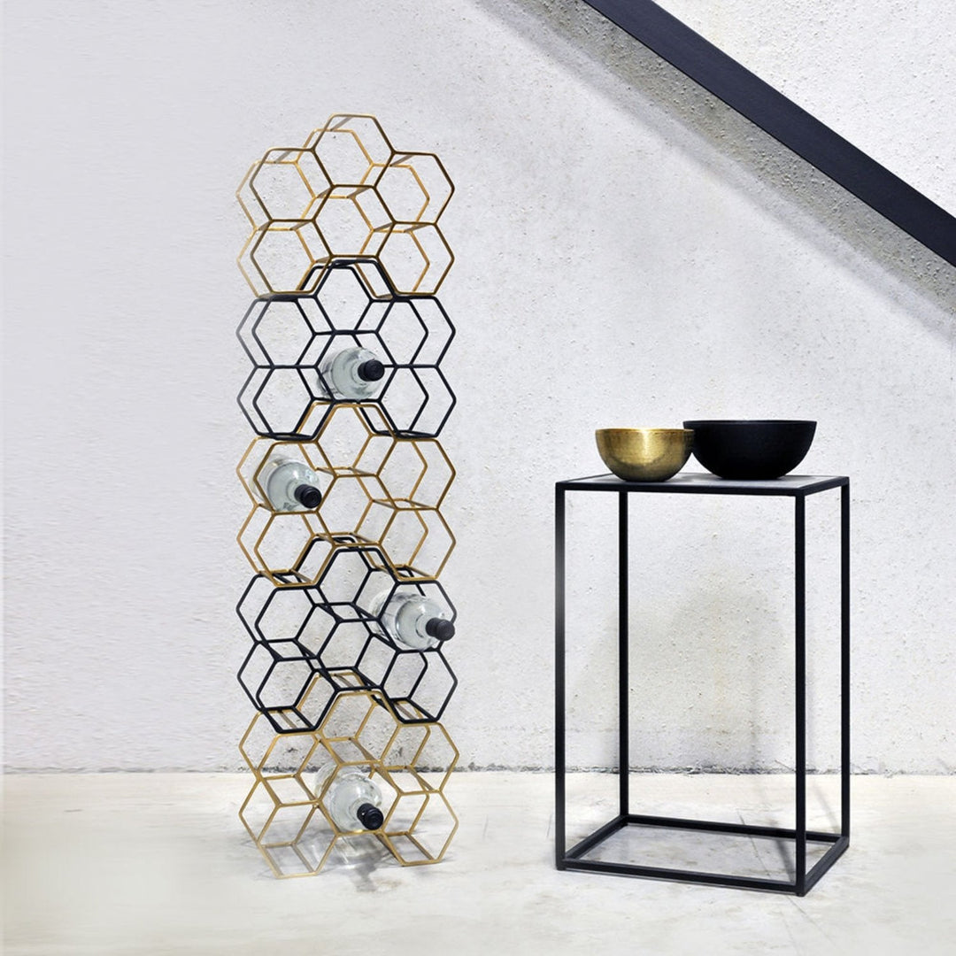 xlboom | pico wine rack | 6 bottle | brass - LC