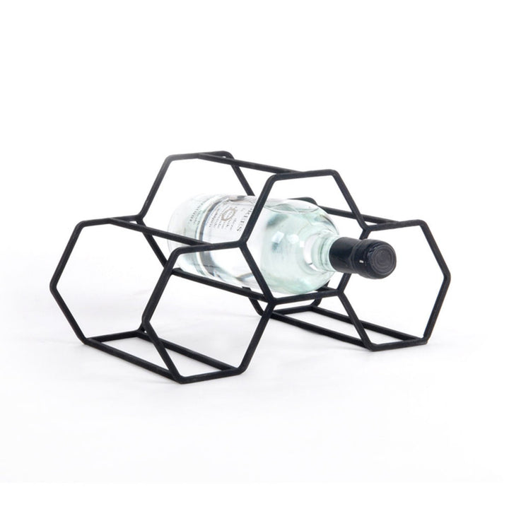 xlboom | pico wine rack | 3 bottle | black - LC