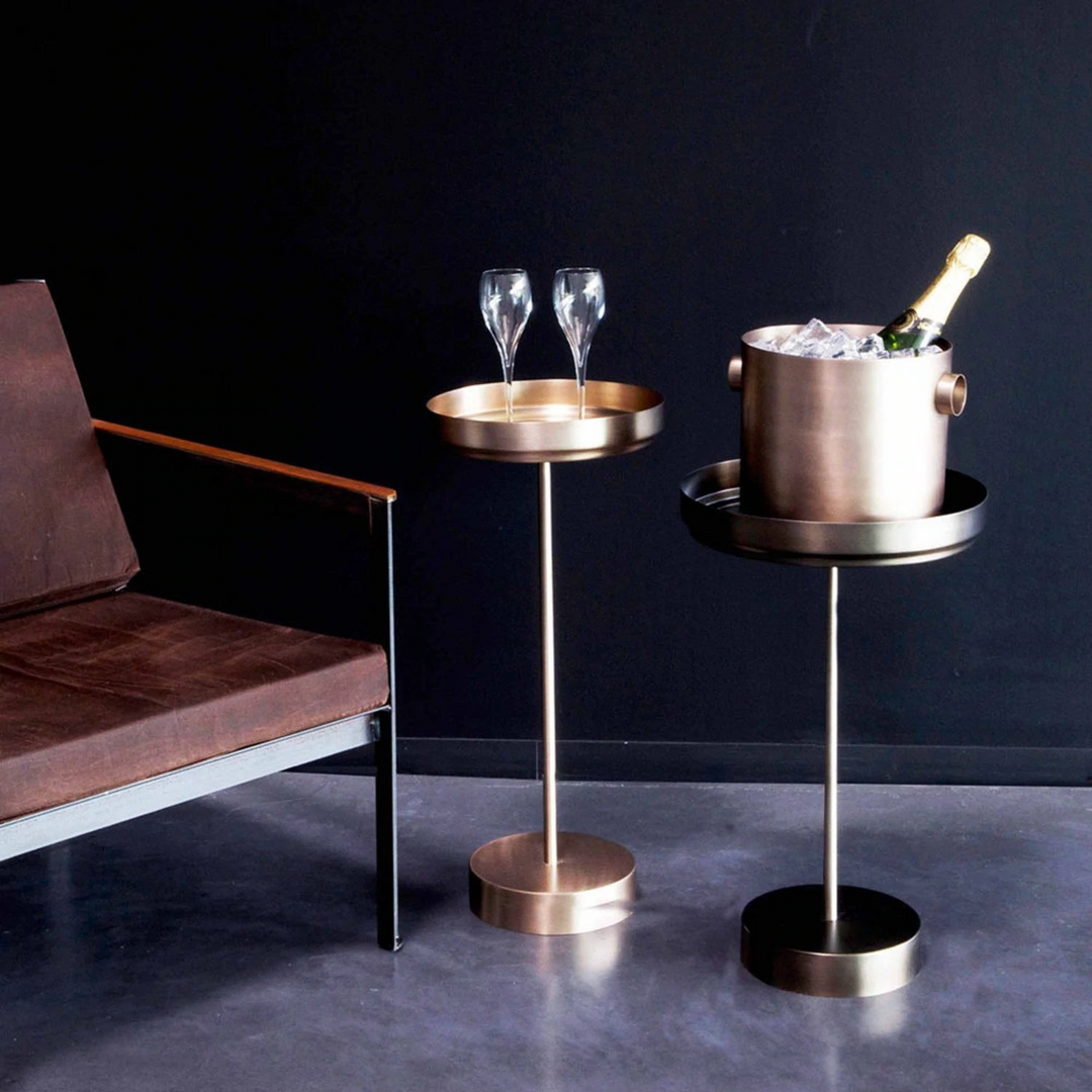 xlboom | rondo tray table | soft copper - LC