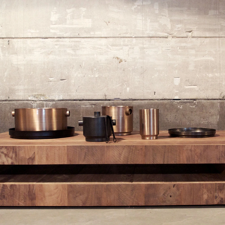 xlboom | rondo tray | medium black - LC