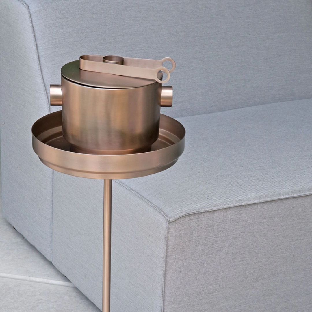 xlboom | rondo tray table | soft copper - LC