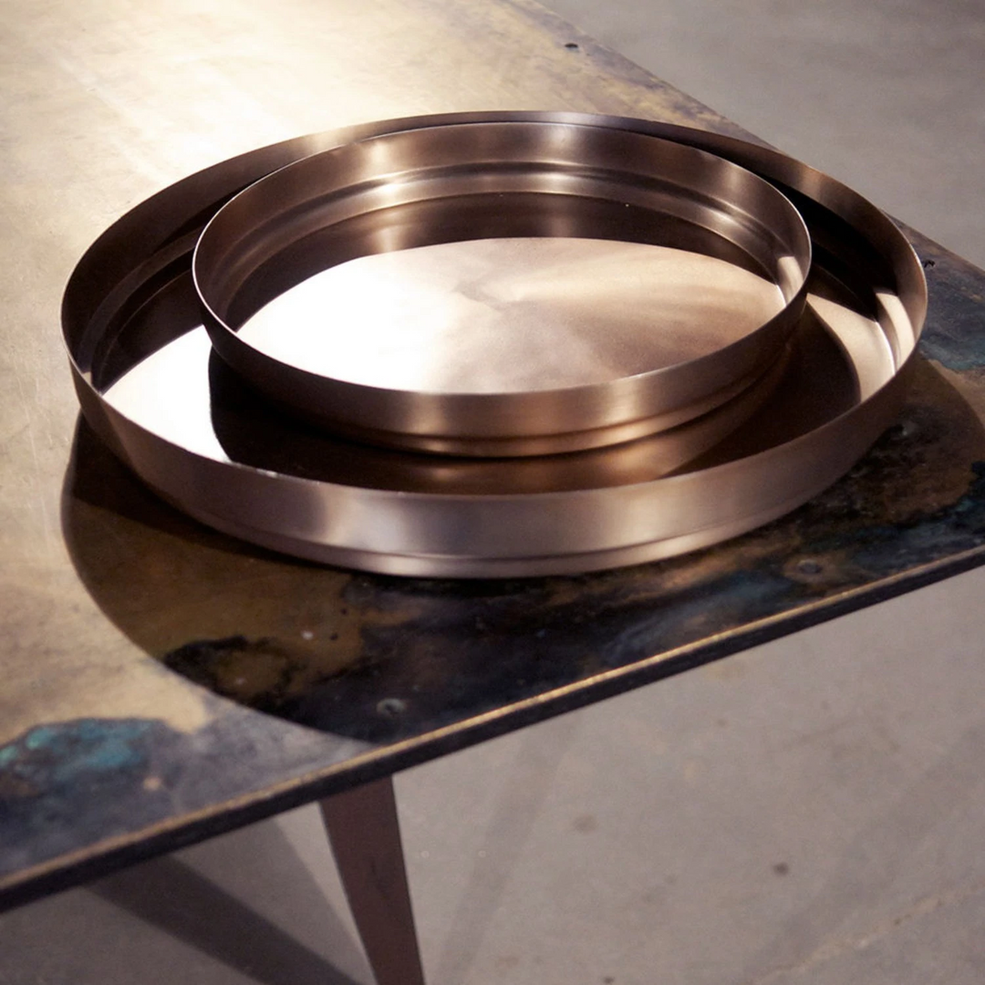 xlboom | rondo tray | medium soft copper - LC