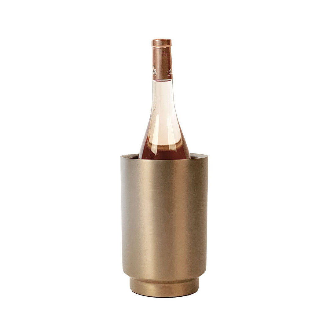 xlboom | rondo wine cooler | soft copper + steel - LC